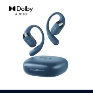 Shokz Open Fit 2 Plus Blue Wireless Bluetooth Headphones